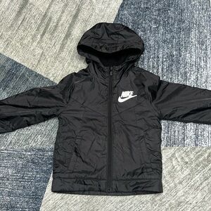 Nike fleece hooded windbreaker